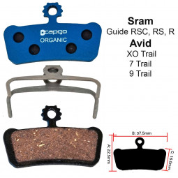 CAPGO Brake Pads BL41 Organic