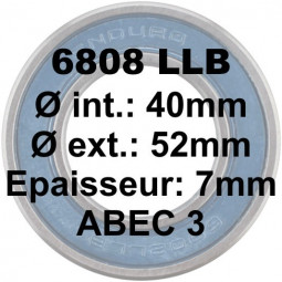 6808 LBB 40x52x7 Bearing ABEC3