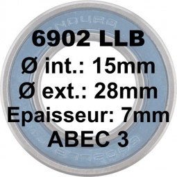 Roulement 6902 LLB 15x28x7...