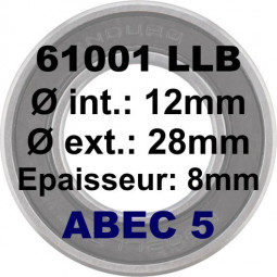 61001 LLU/LLB 12x28x8 ABEC5...