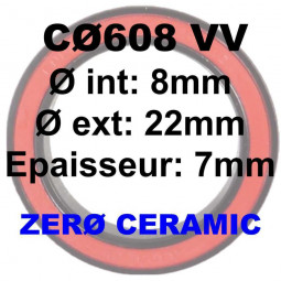 Roulement CØ608 VV 8x22x7...