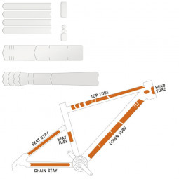 Frame guard kit "Clear" -...